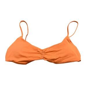 NWT Andie Swim Size‎ Large Symi Bikini Top Dusty Orange Adjustable Straps